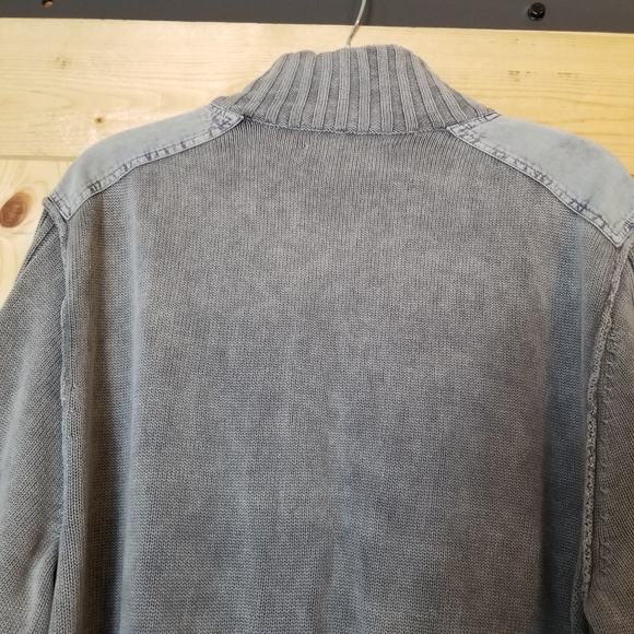 Solaris Full Zip High Fleece Collar Knit Sweater - Picture 5 of 8